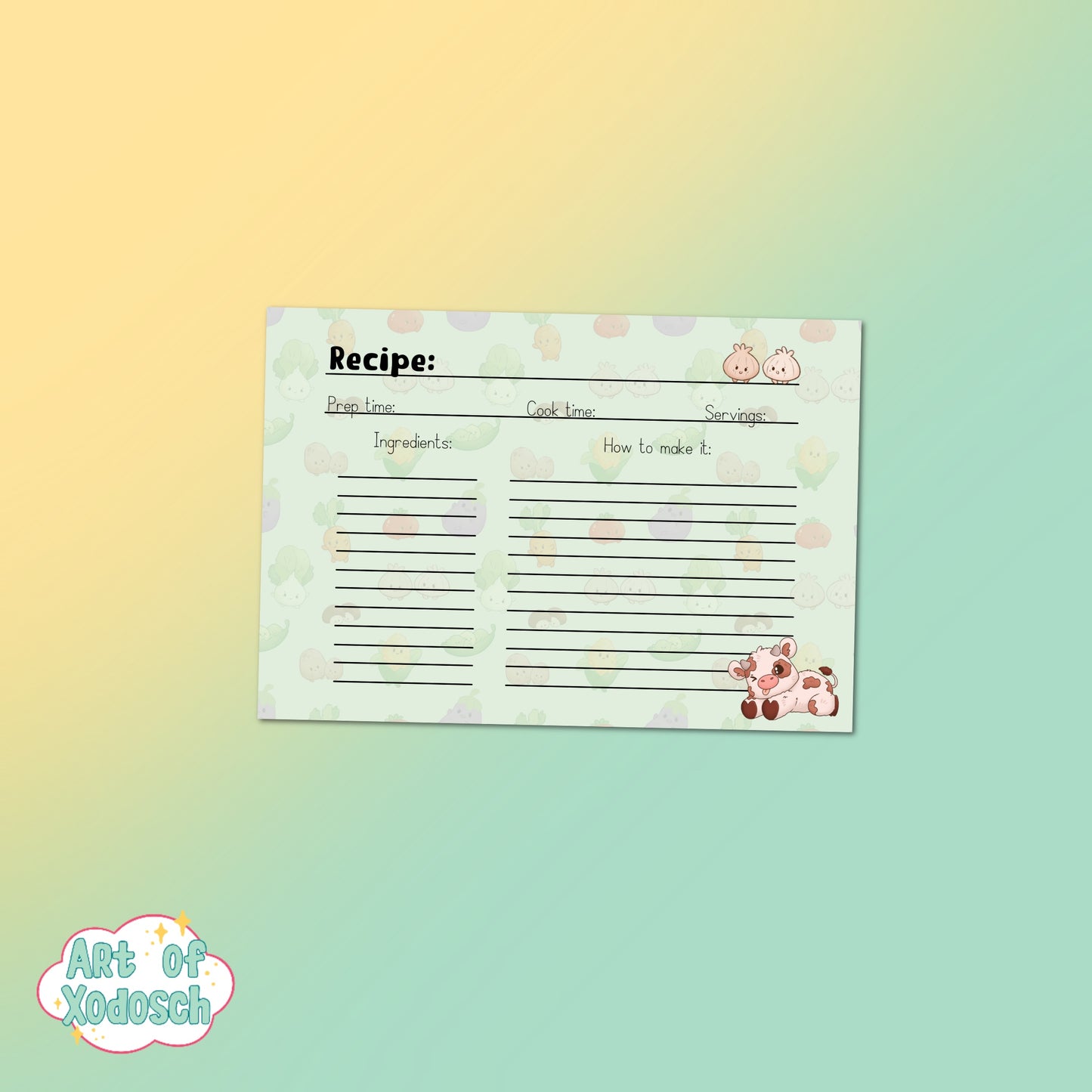 moo munchies recipe cards