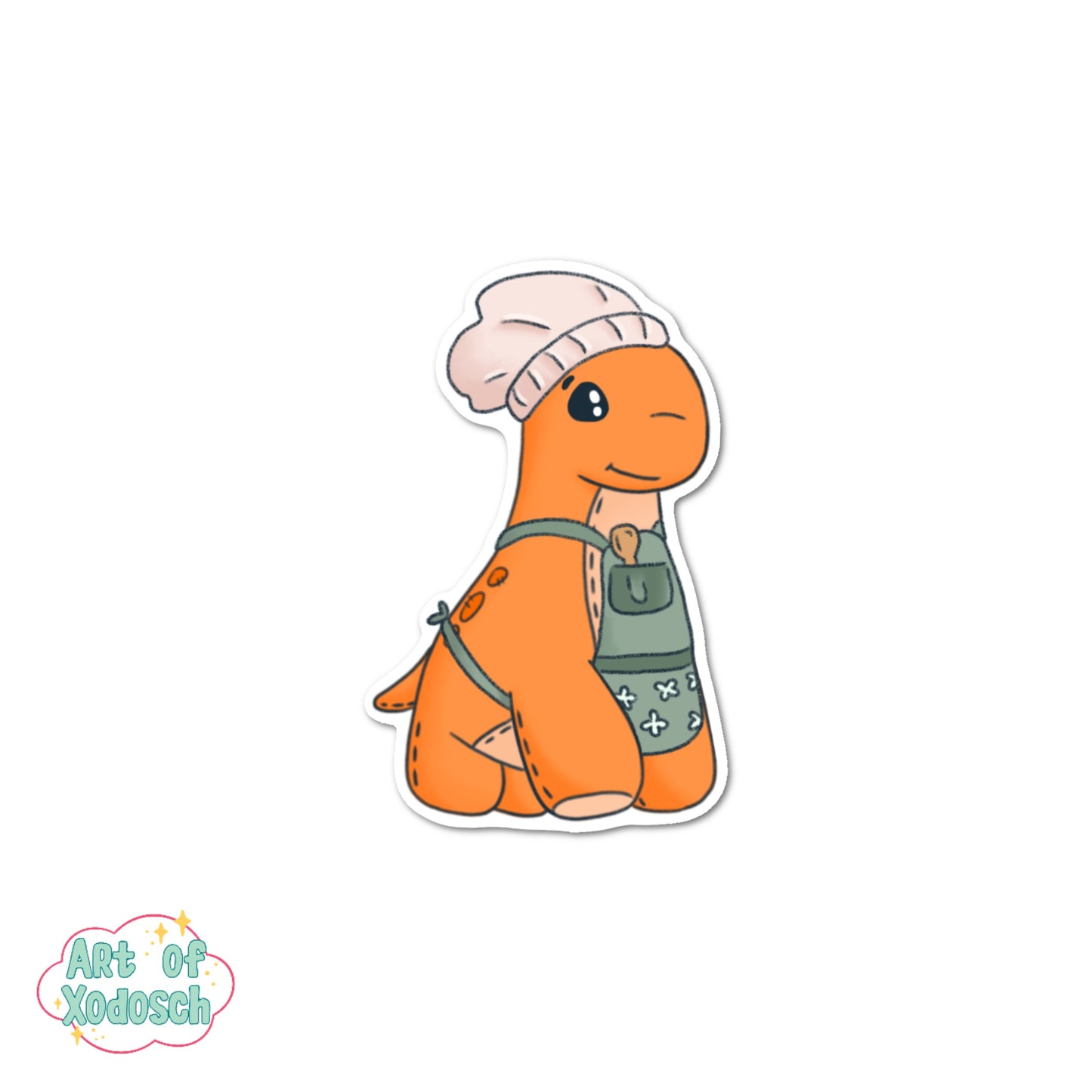 Lenny the dinosaur sticker