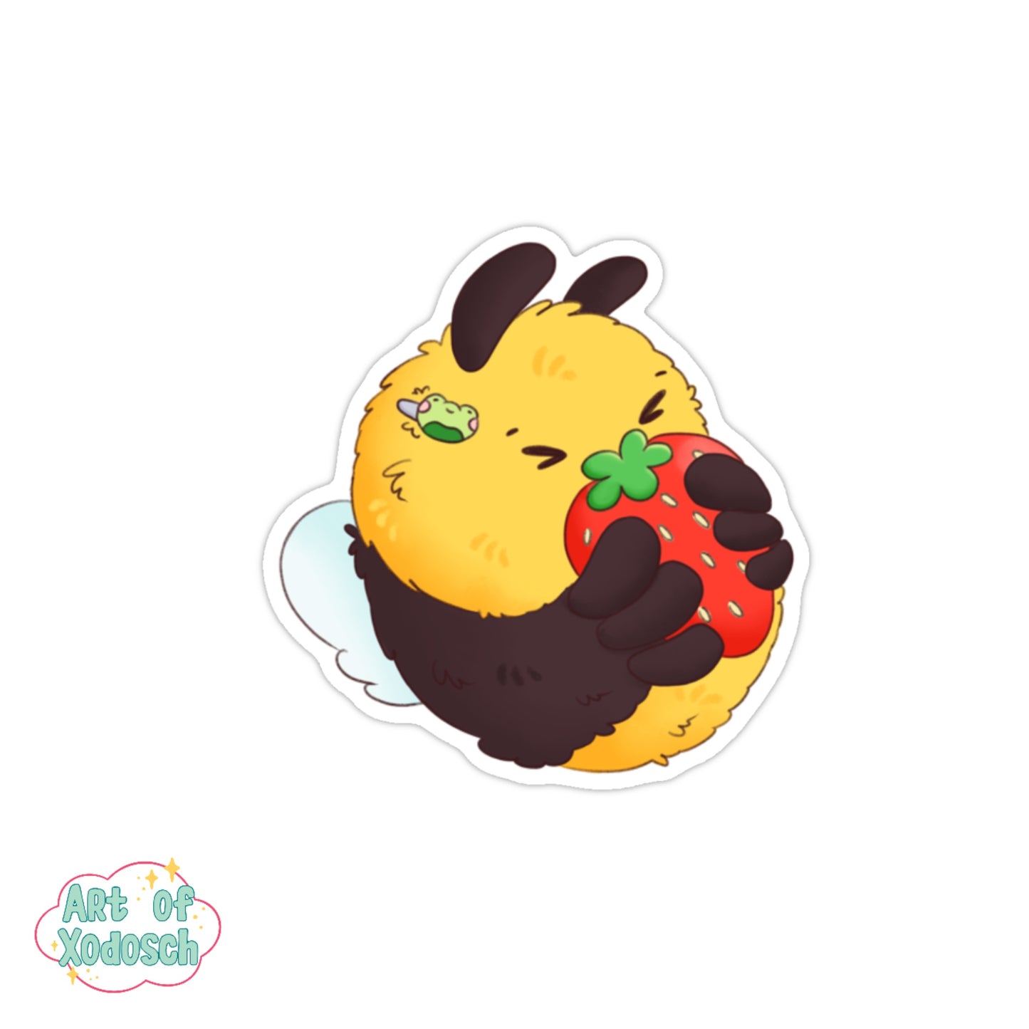 bumbleberry strawberry sticker
