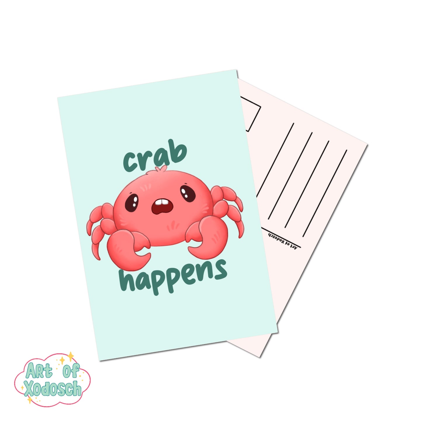 crab happens postcard
