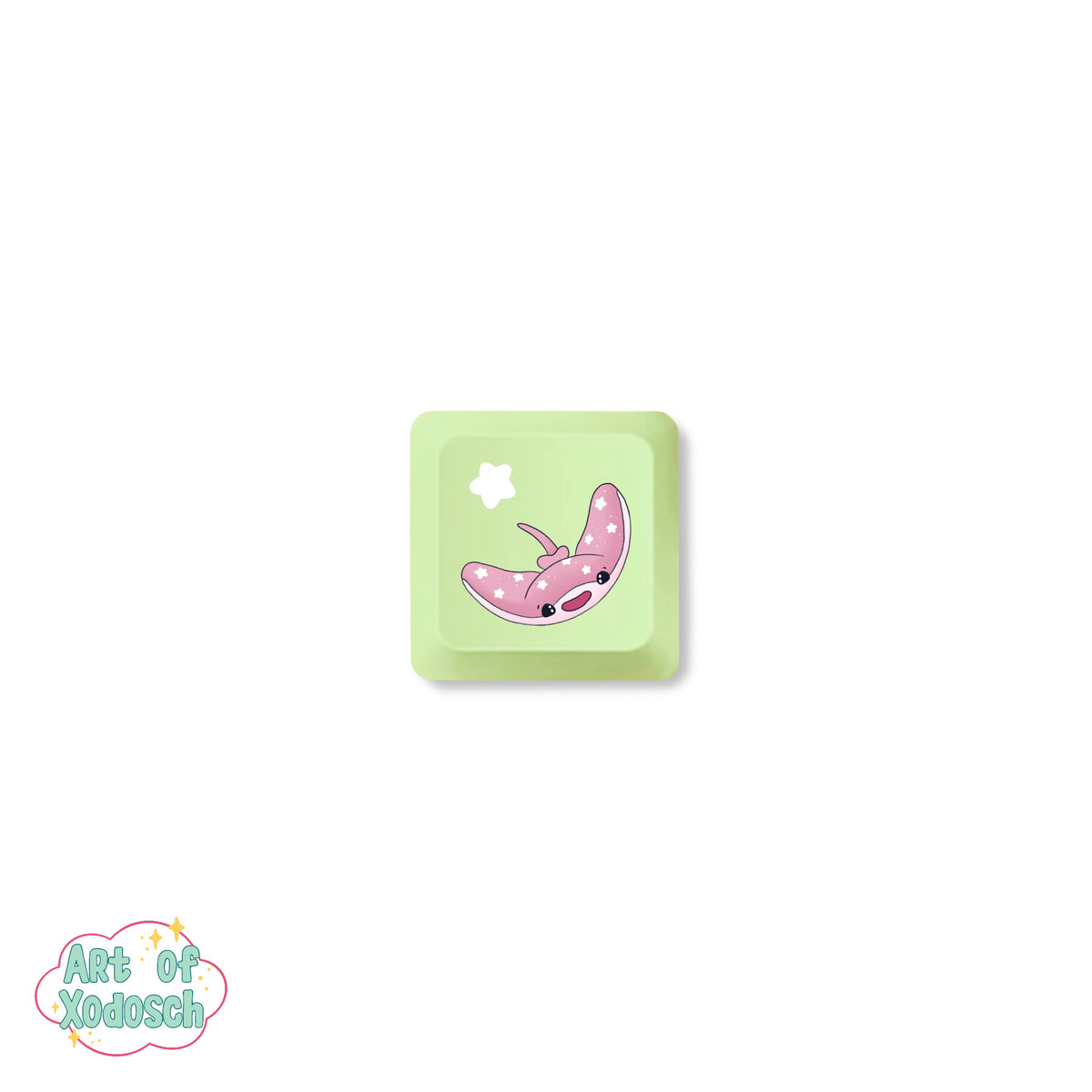 stingray light green key cap