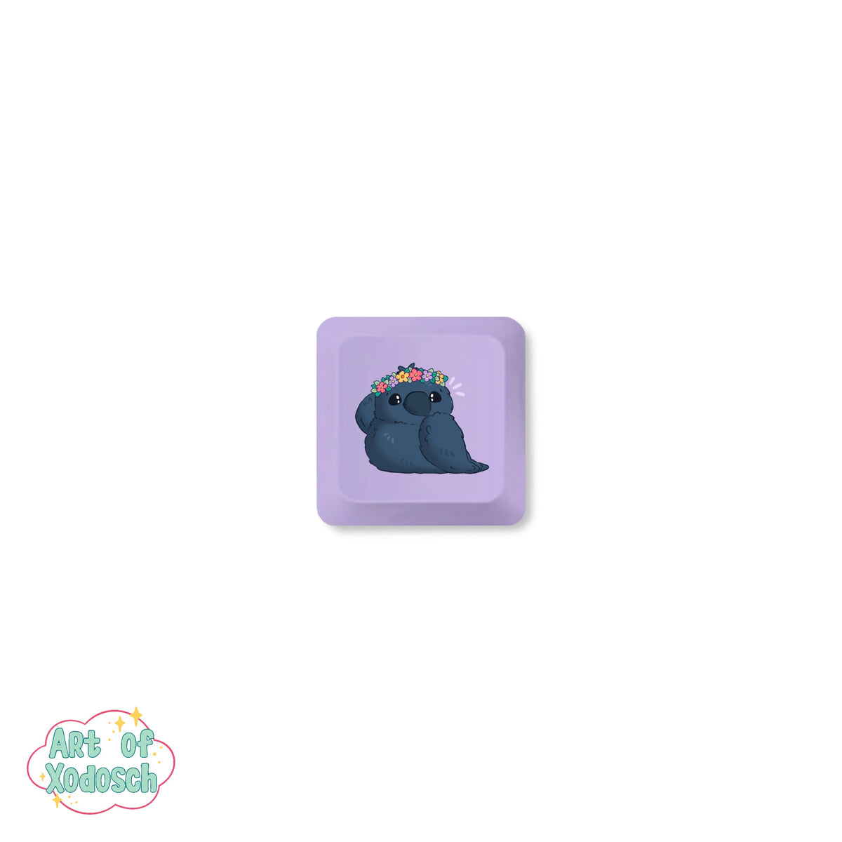 crow light purple key cap