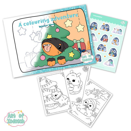 All 4 season colouring books