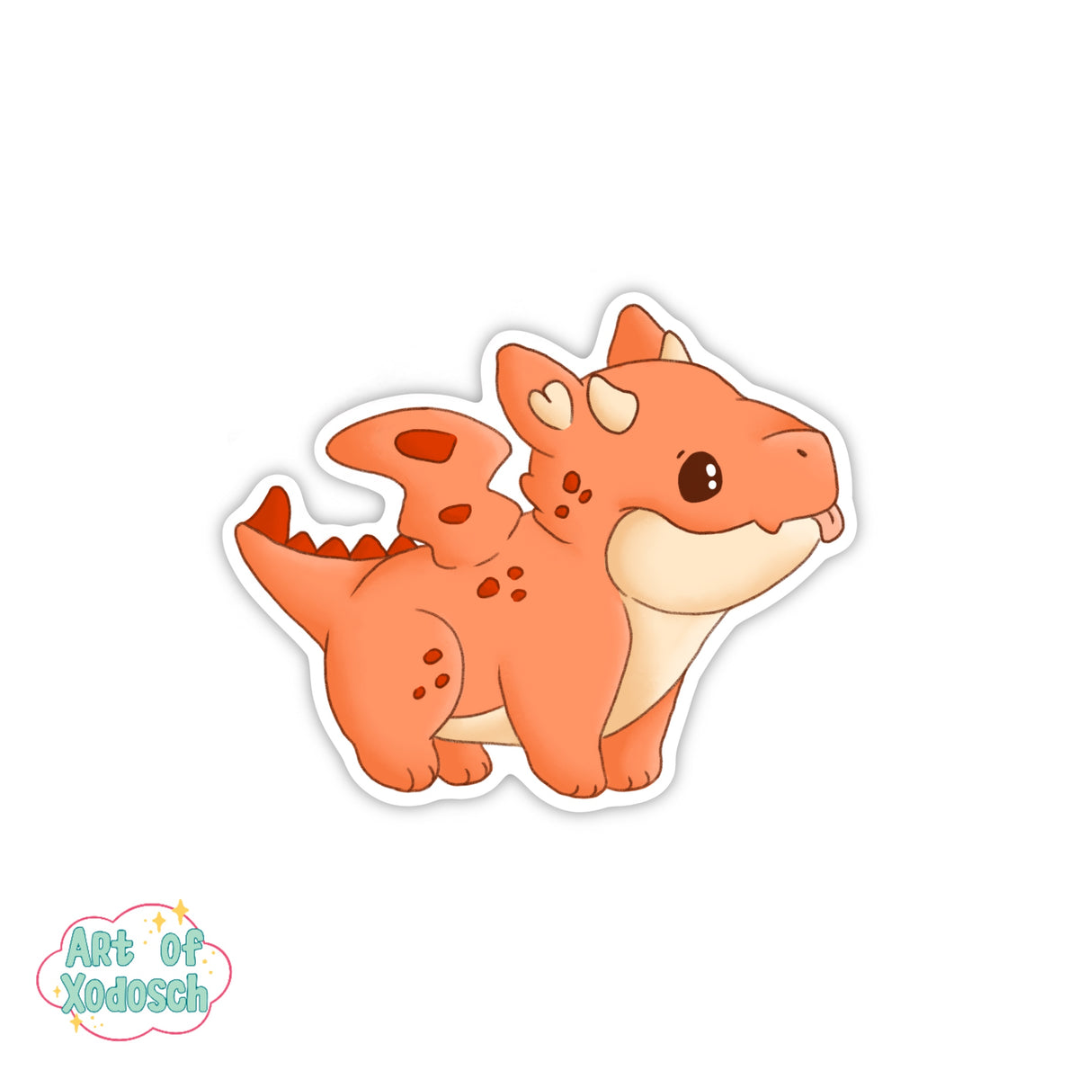 toasty the dragon sticker