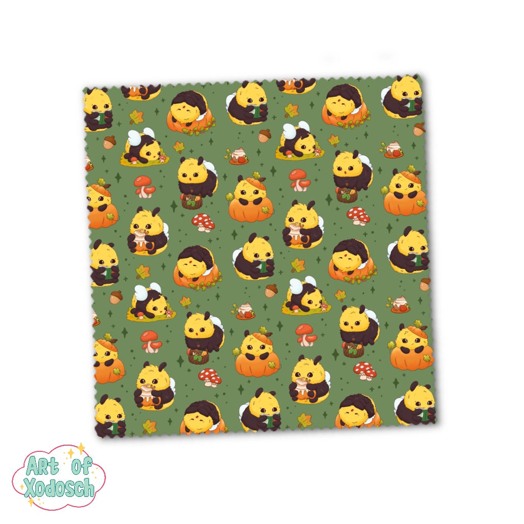 bumbleberry fall - microfiber cloth