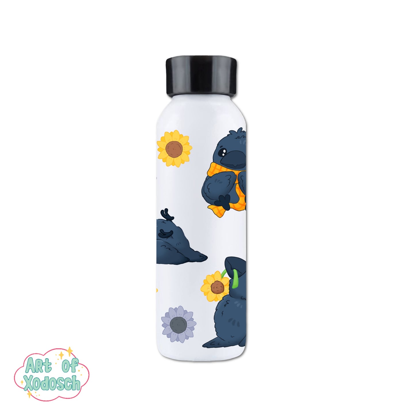 crow - water bottle