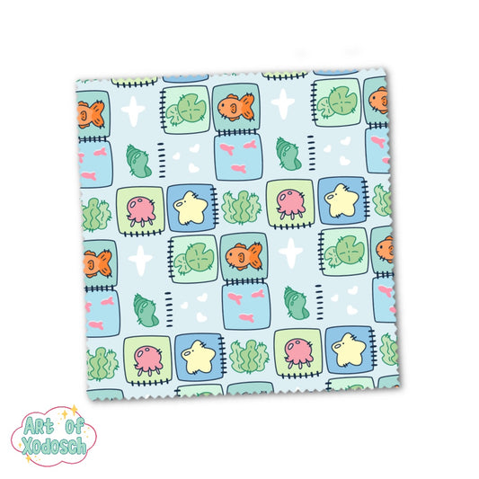 sea pattern - microfiber cloth