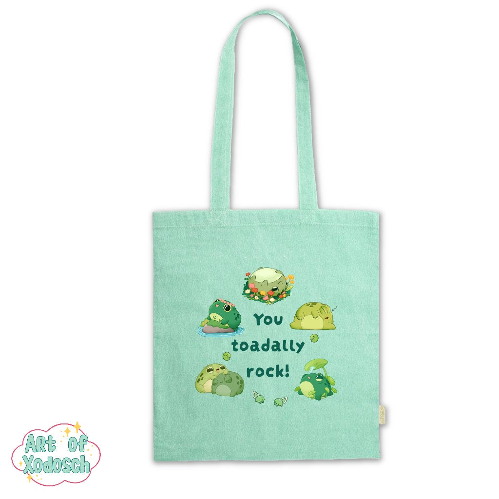 frog tote bag
