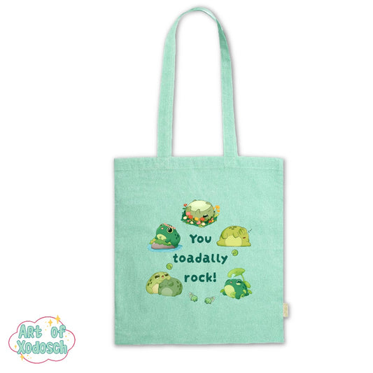 frog tote bag