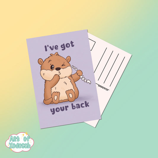 otter postcard
