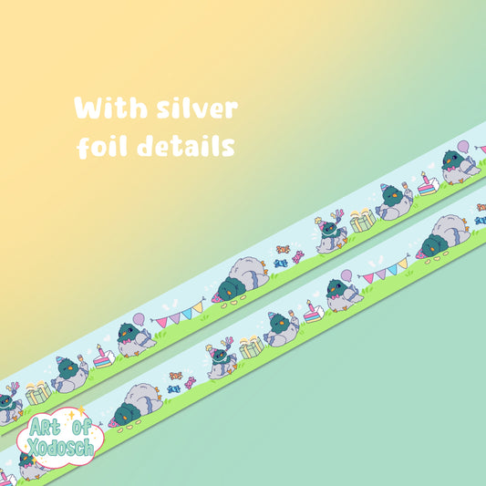 pigeon silver foil washi tape