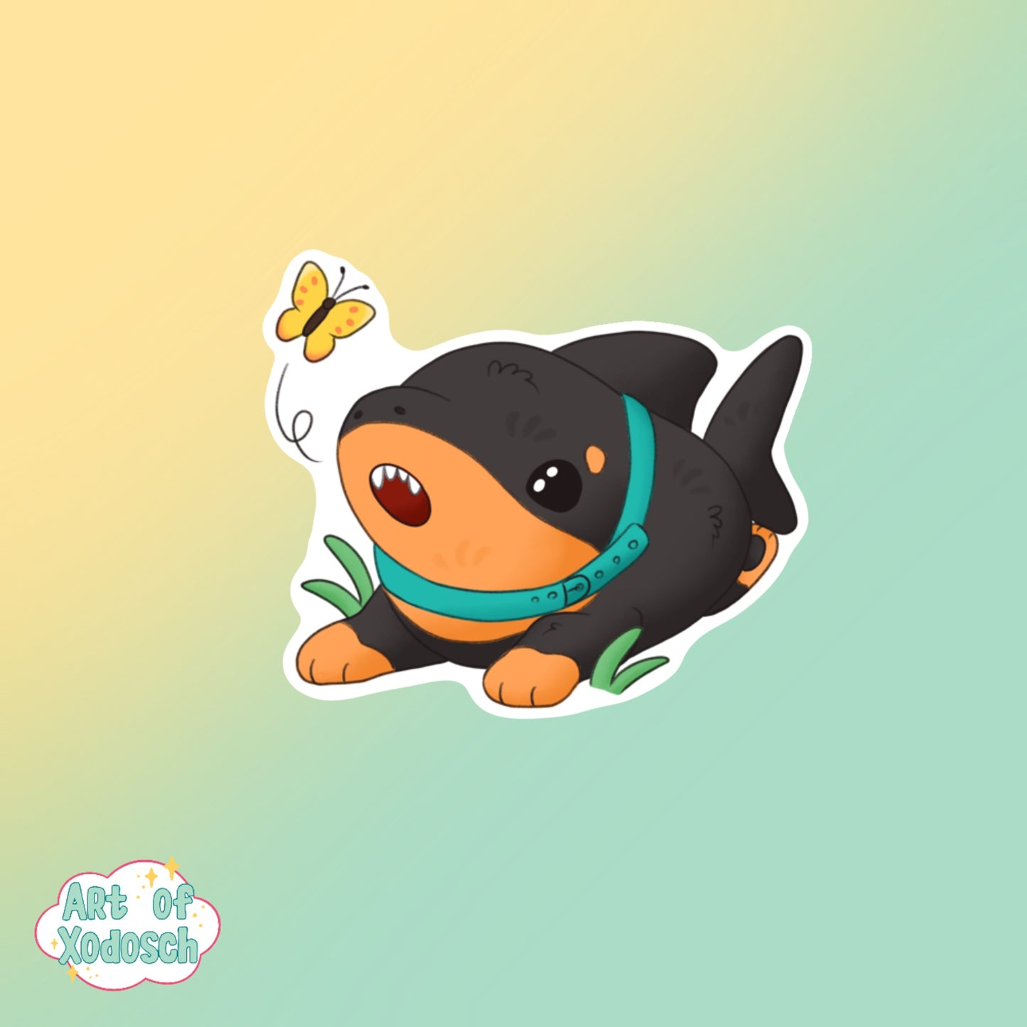 murphy the landshark 2 sticker