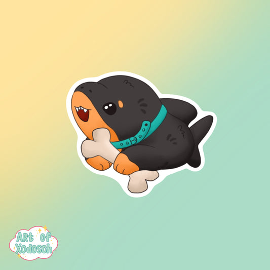 murphy the landshark 1 sticker