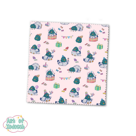 party pigeon - microfiber cloth