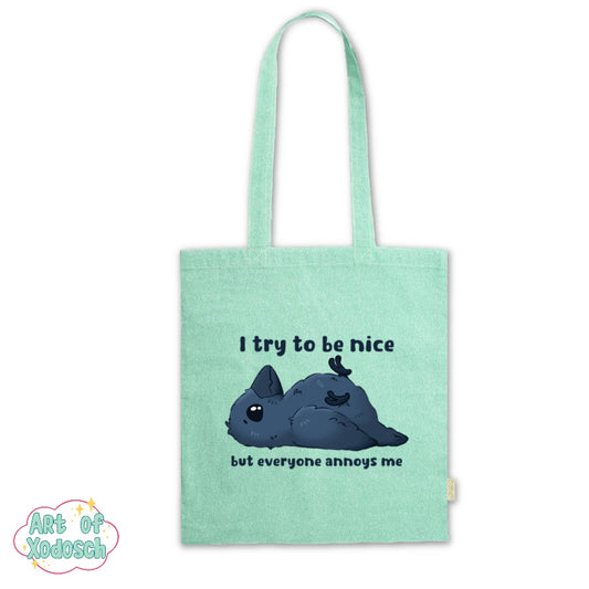 crow tote bag