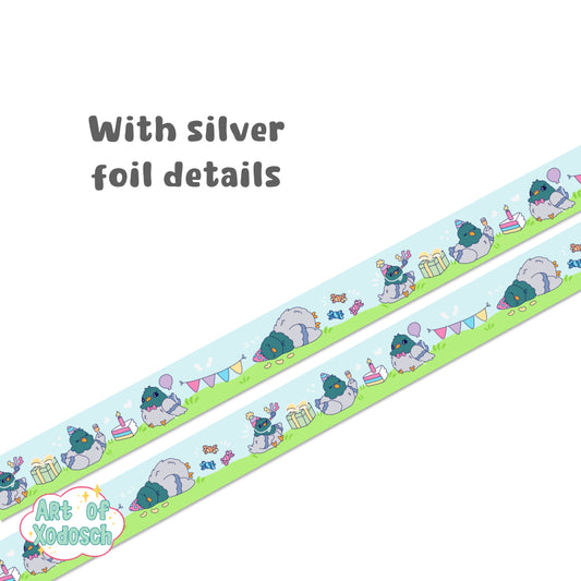 pigeon silver foil washi tape