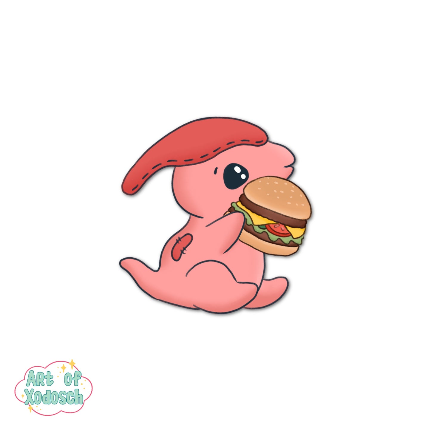 Cammy the dinosaur sticker