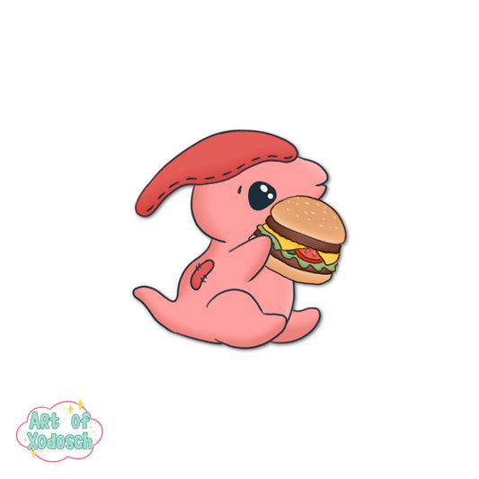 Cammy the dinosaur sticker