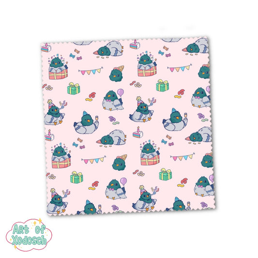 party pigeon - microfiber cloth