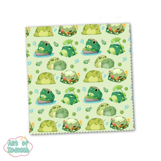 frogs - microfiber cloth