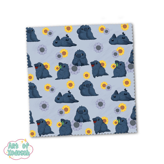 crows - microfiber cloth