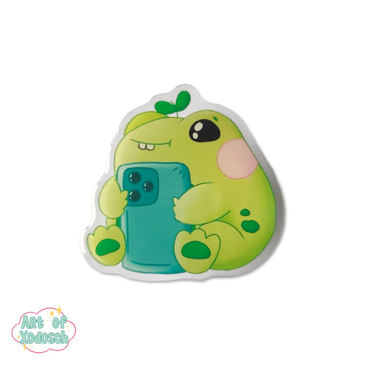herbert the frog phone holder