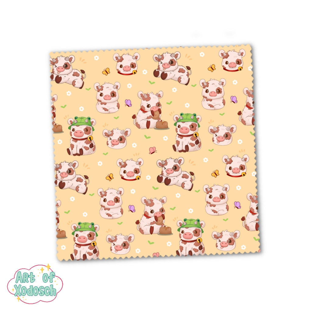 cows - microfiber cloth