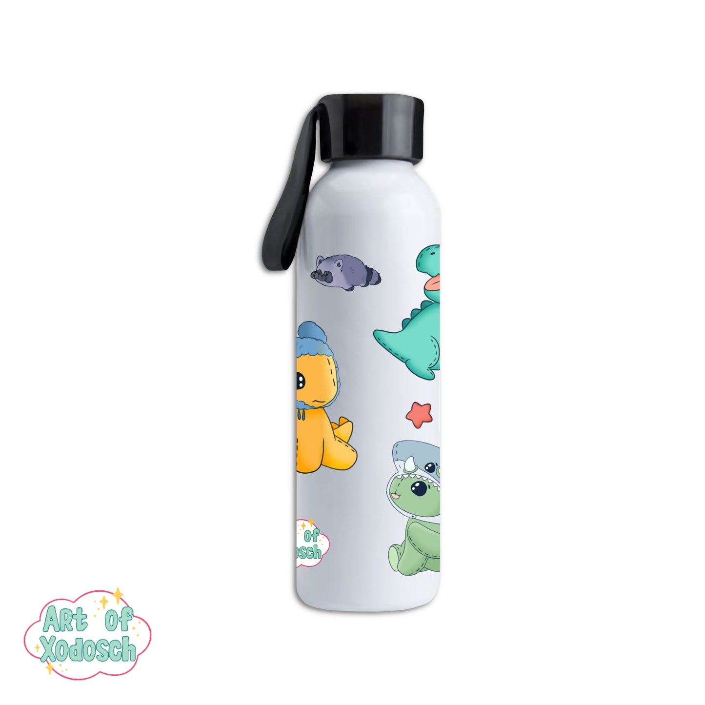 dino knuffies - water bottle