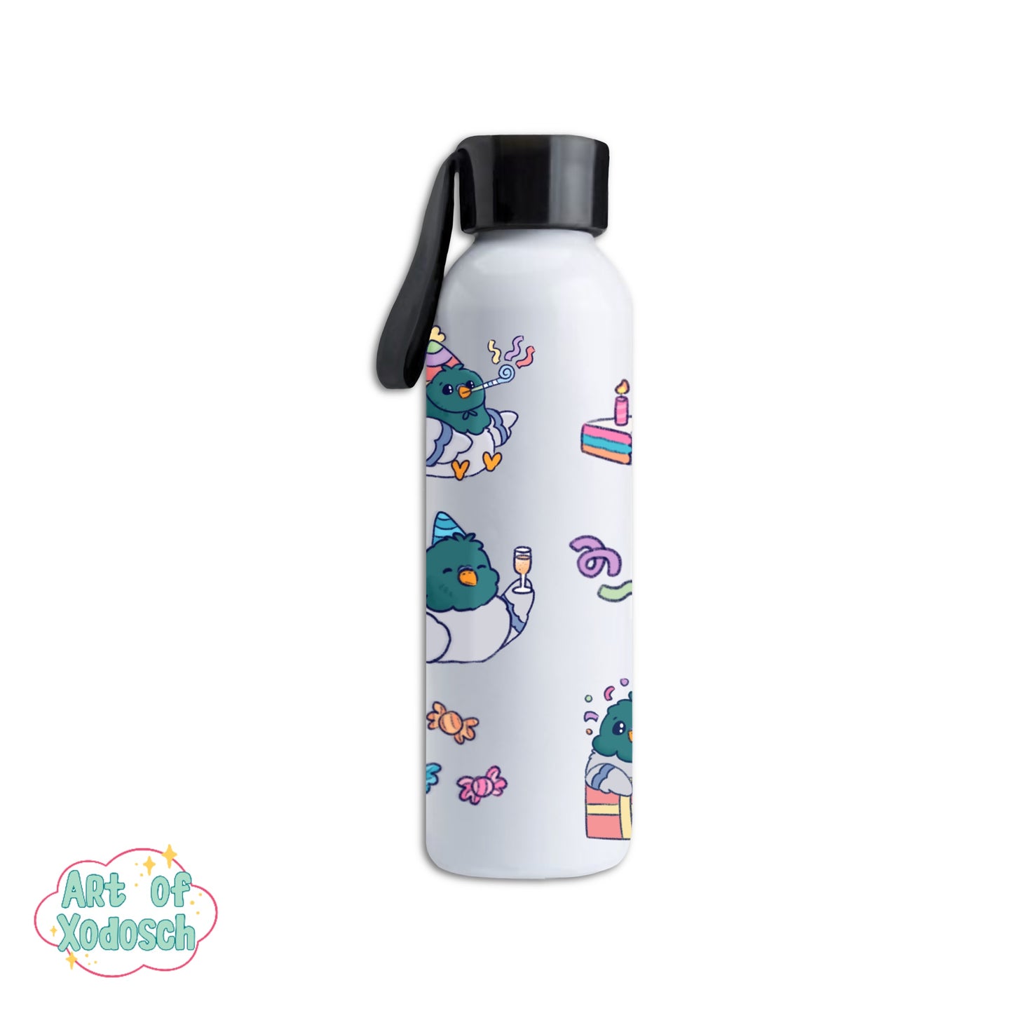 party pigeon - water bottle