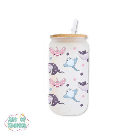 sting rays glass tumbler