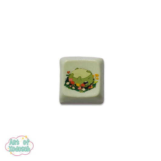 frog light green key cap