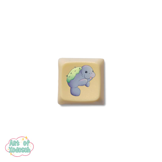 manatee yellow key cap