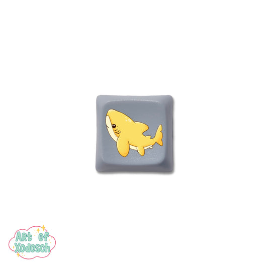 lemon shark light blue key cap