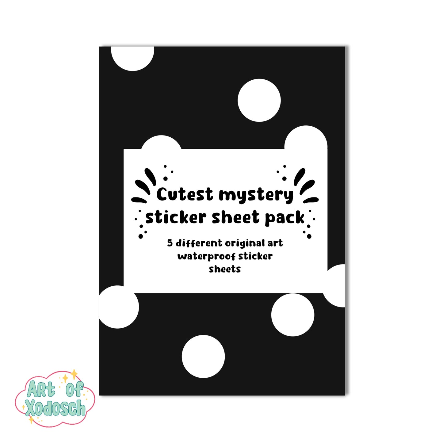 mystery sticker sheet pack