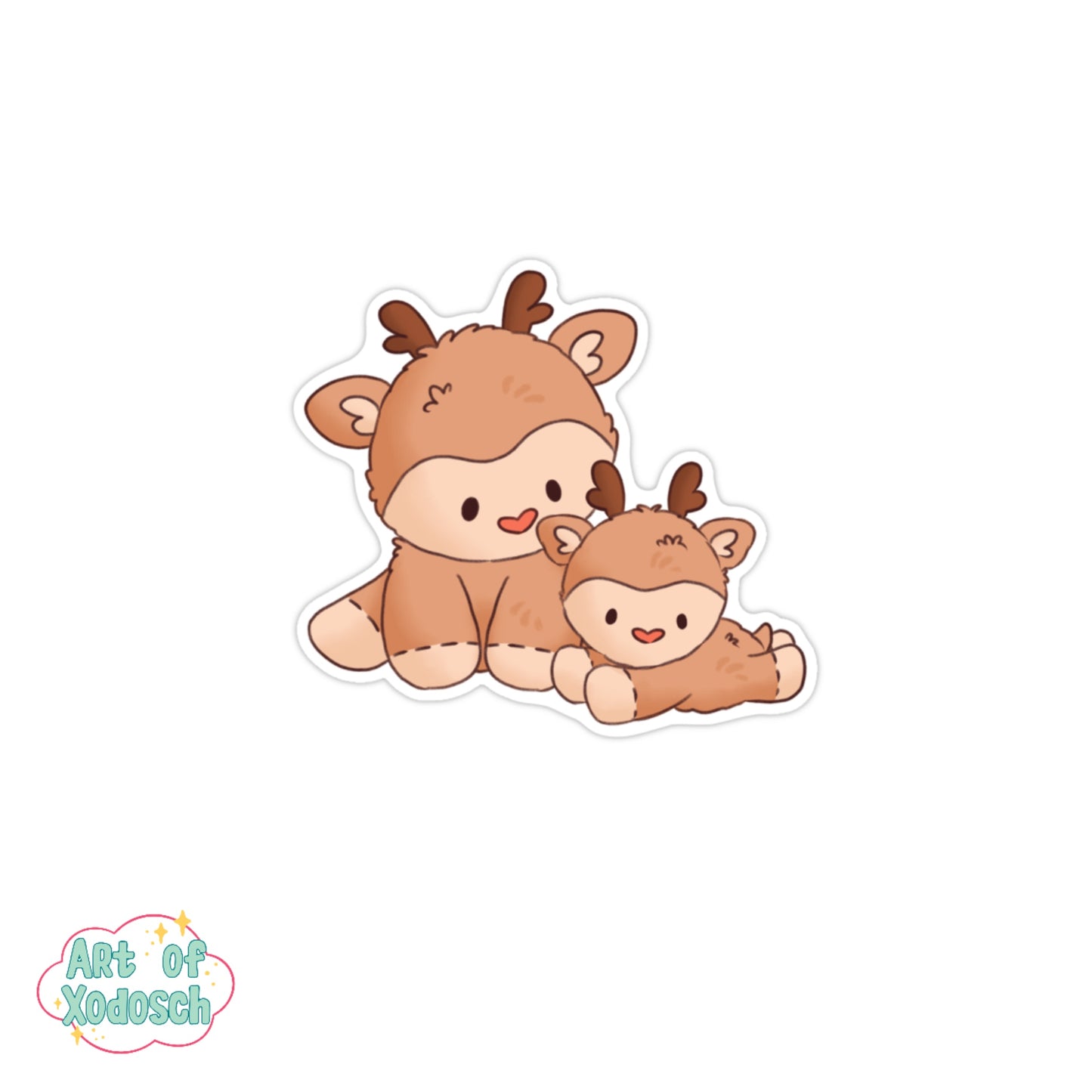 plushie deer sticker