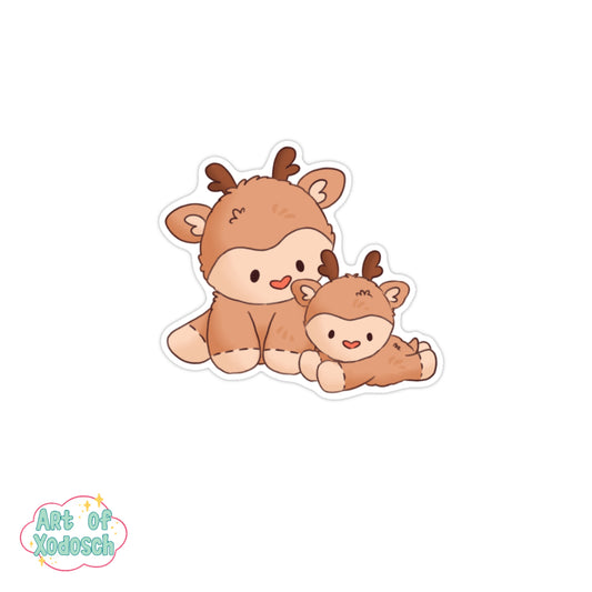 plushie deer sticker