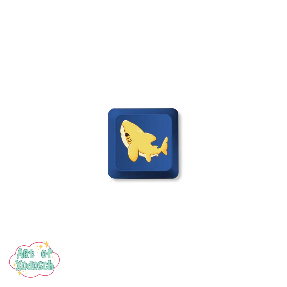 lemon shark dark blue key cap