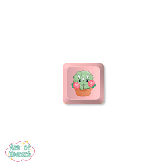 dino pink key cap