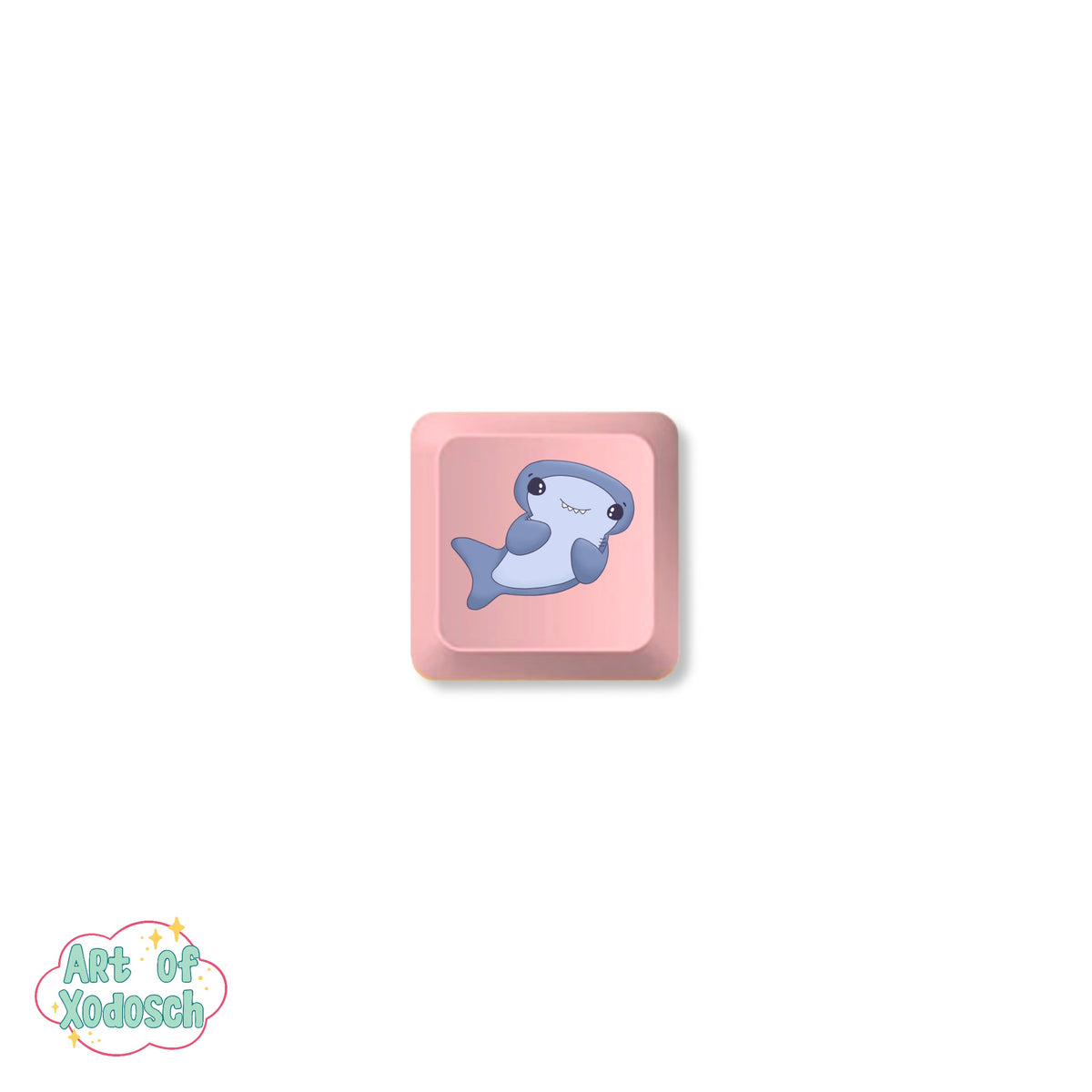 hammerhead shark pink key cap