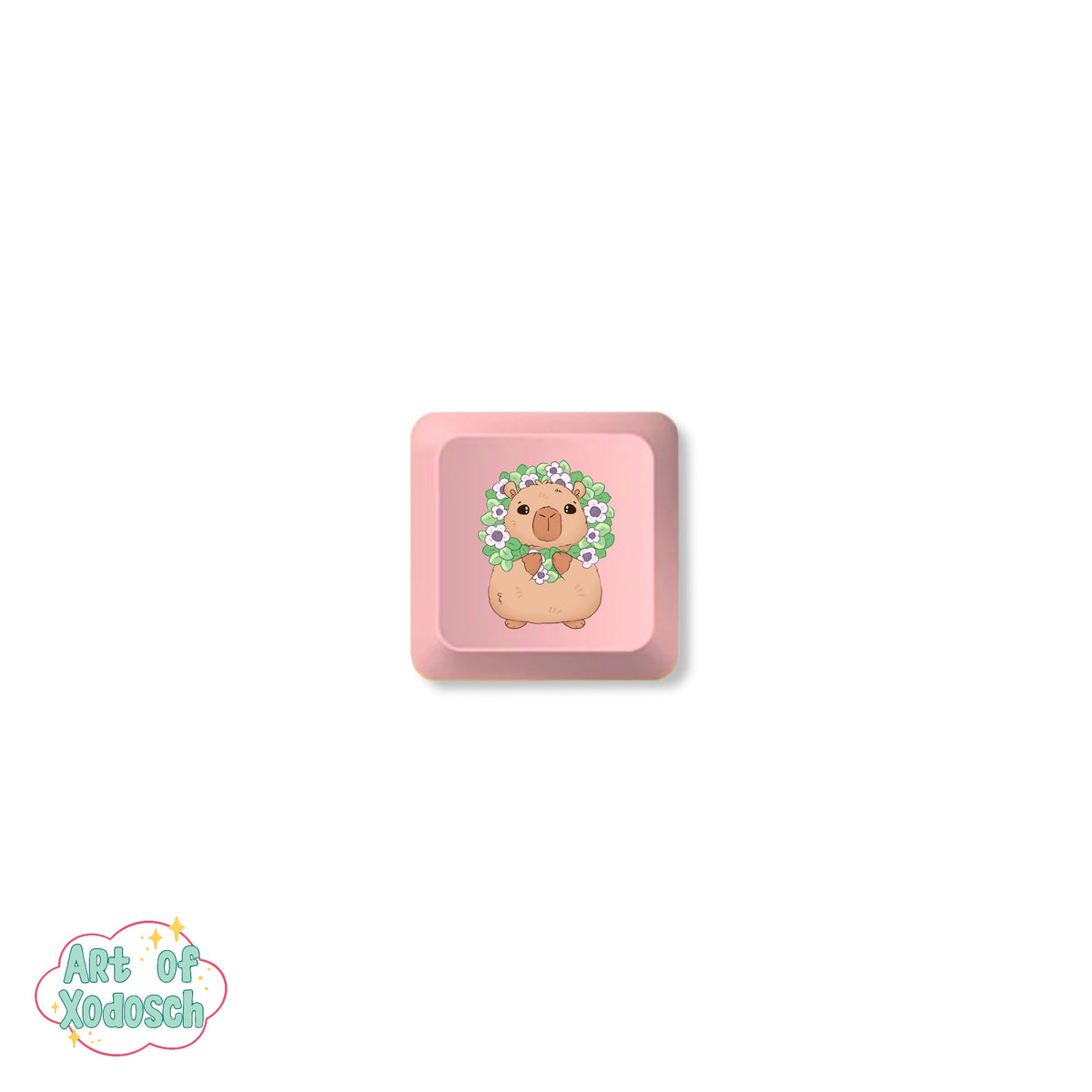 capybara pink key cap