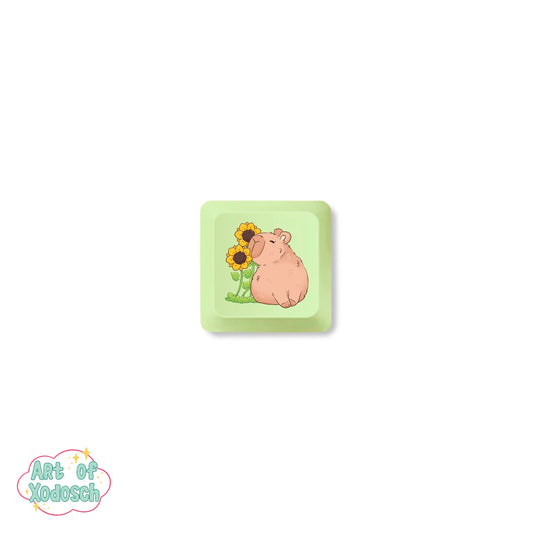 capybara light green key cap