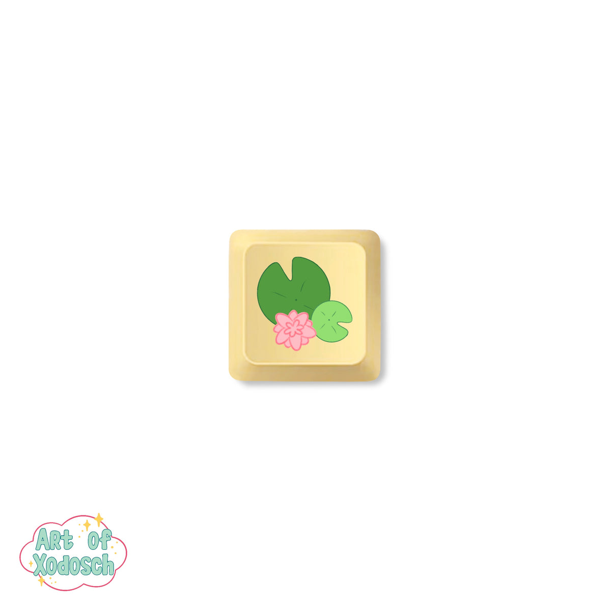 lily pad yellow key cap
