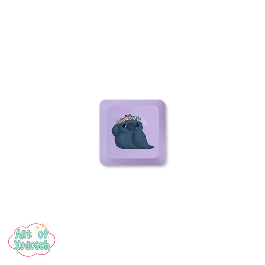 crow light purple key cap