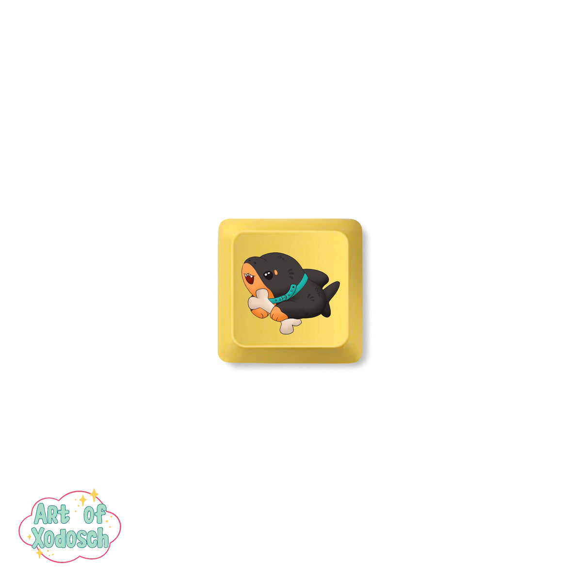 murphy the landshark yellow key cap