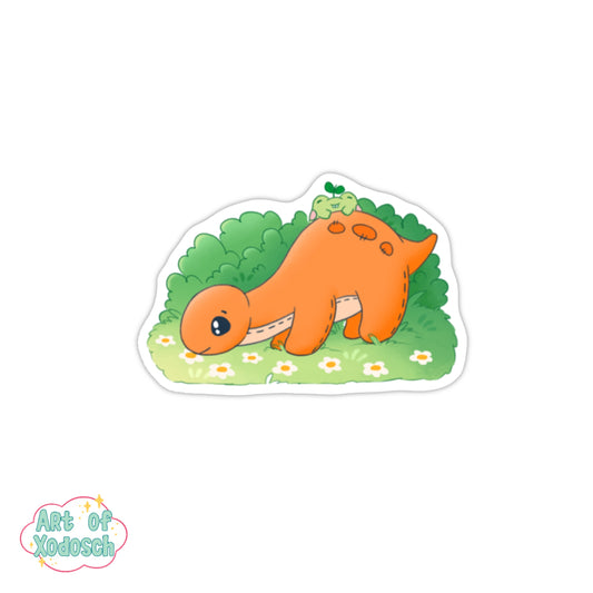 dino with Herbert sticker