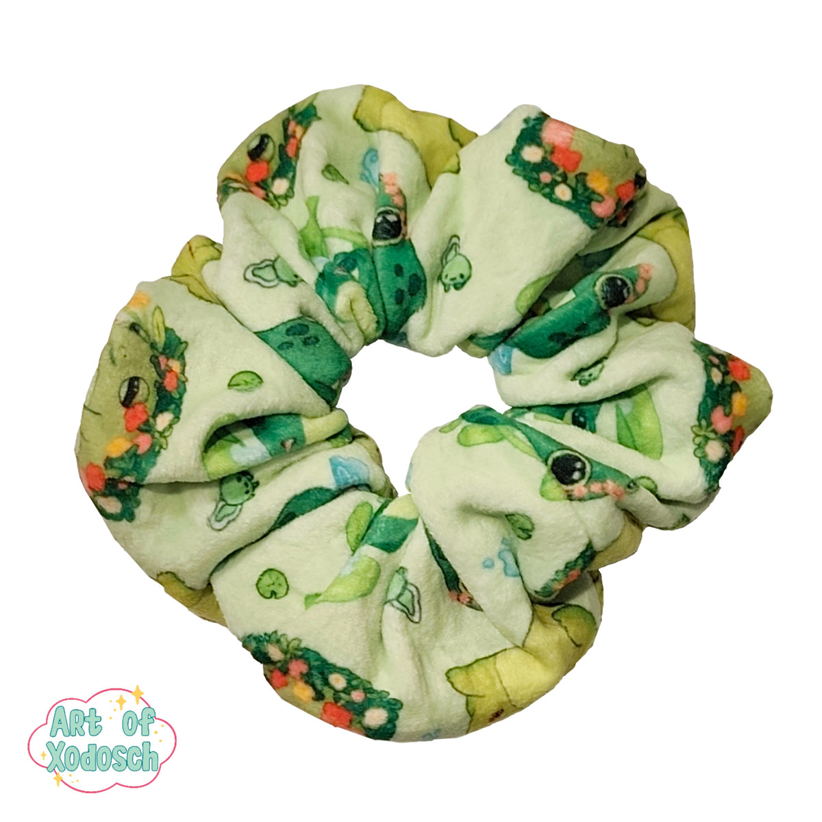 frogs xl scrunchie