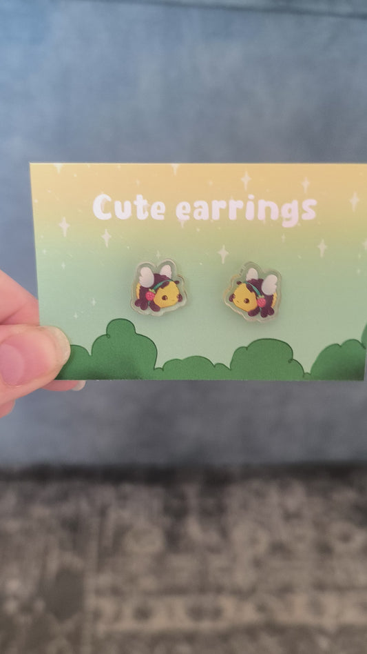 Bumbleberry earrings